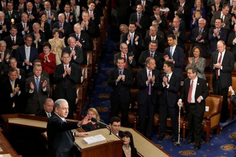 Israeli Prime Minister Benjamin Netanyahu speaks before a joint meeting of Congress in March 2015.