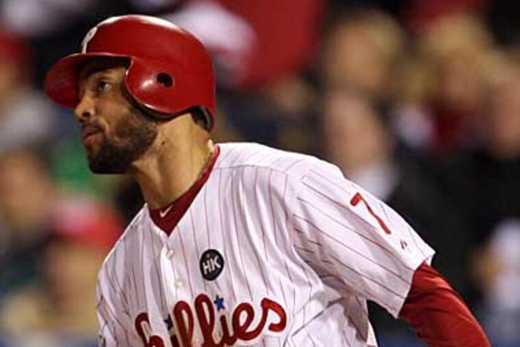 Ruben Amaro set off a lively debate among his front-office advisers when he declined to pick up third baseman Pedro Feliz’s $5 million option for 2010. (Yong Kim/Staff Photographer)