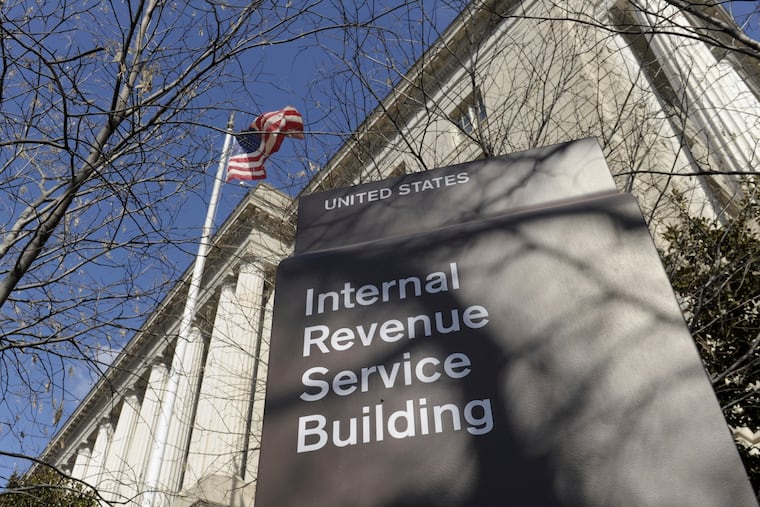 A March 22, 2013, photo shows the exterior of the Internal Revenue Service building in Washington.