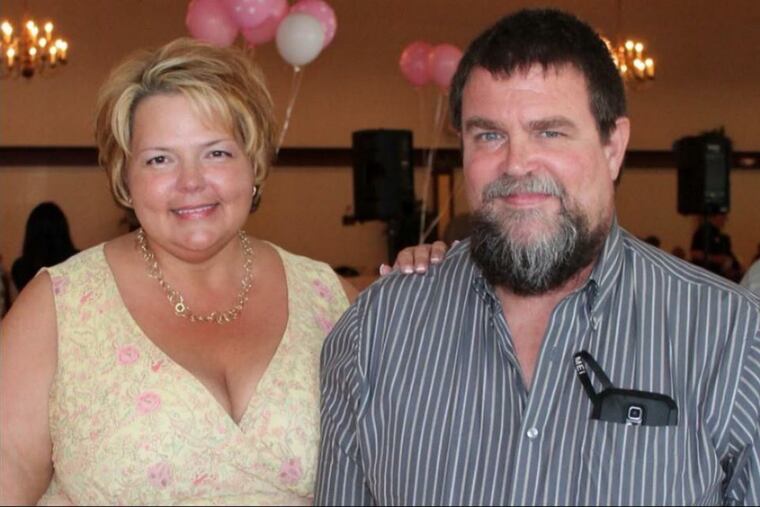 Stephanie Schick with her fiancée Doug.