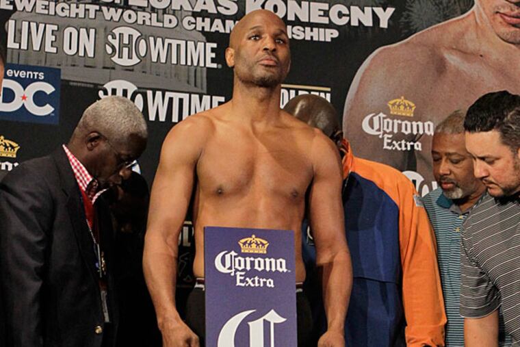 IBF light heavyweight boxing champion Bernard Hopkins. (Luis M. Alvarez/AP)