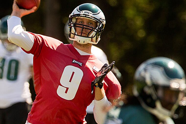 Eagles quarterback Nick Foles. (Matt Rourke/AP)