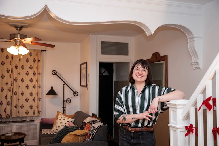 Emily Miles in her home in Philadelphia.