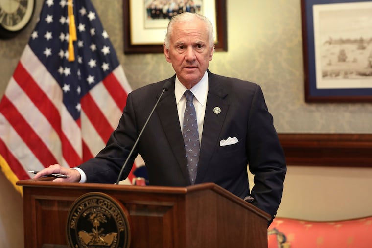 FILE - South Carolina Gov. Henry McMaster answers questions at a news conference, May 13, 2024, in Columbia, S.C.