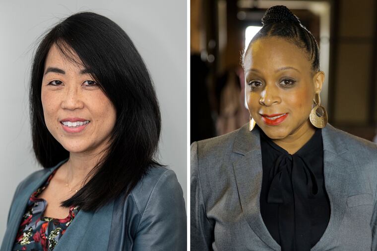 Councilmember-At-Large Helen Gym and Third District Councilmember Jamie Gauthier.