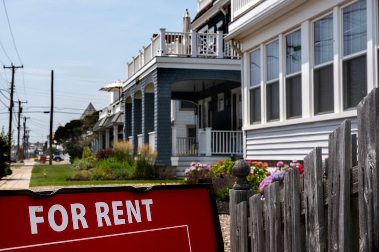 A home for rent in Stone Harbor, photographed earlier this month. While rentals can be expensive in season, there are ways to save.