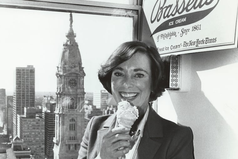 Ann Bassett, the public face of Bassetts Ice Cream, from 1973 to 1994.