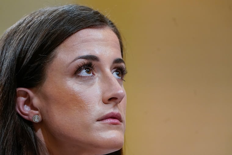 Cassidy Hutchinson testifies as the House Jan. 6 select committee holds a hearing on Capitol Hill.