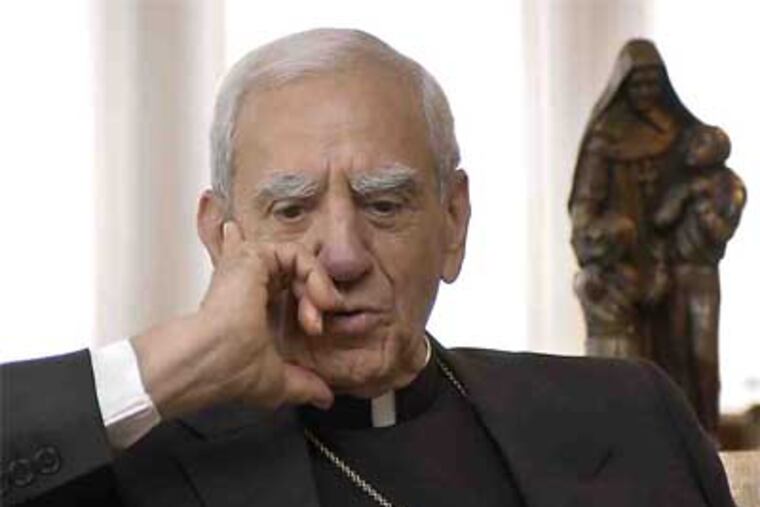 Rev. Anthony Bevilacqua, 87, served as the Roman Catholic archbishop of Philadelphia from 1988 until his retirement in 2003. (File photo)