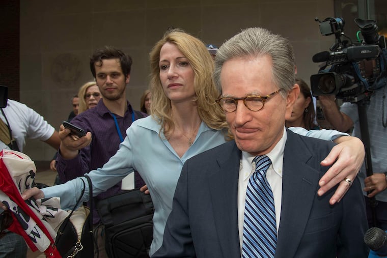 In this June 2016 photo, Herbert Vederman leaves the federal courthouse in Philadelphia after being convicted along with his friend, former U.S. Rep. Chaka Fattah.