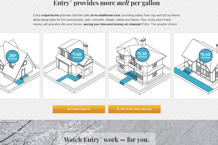 SynaTek, a family business that started with a post-Civil War feed mill in Souderton, turns formate from BASF into Entry, a high-end, low-impact de-icer
