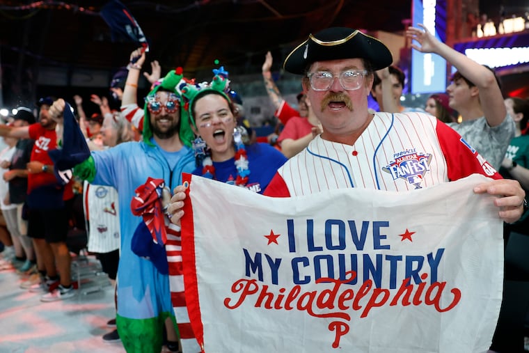 Fans cheer during the 2026 MLB draft at the Pennsylvania Convention Center on July 11. Philadelphia visitors brought a level of effusive praise for the city that stunned many residents who are accustomed to scorn, not admiration, writes the Editorial Board.