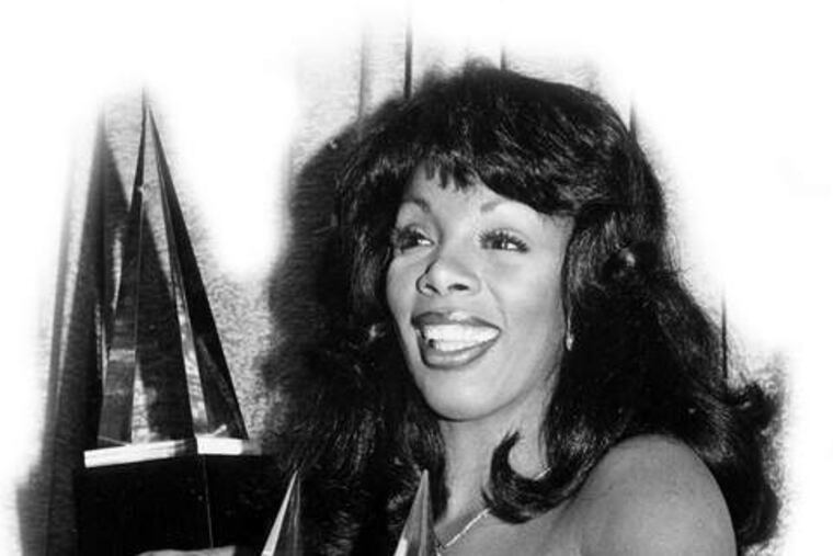 Donna Summer at the American Music Awards in 1979. Associated Press, File