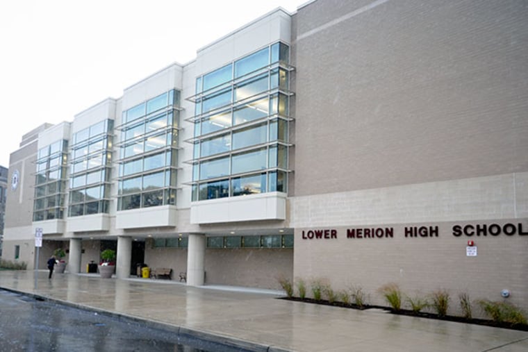 The main entrance at Lower Merion High School on October 11, 2013 ( RON TARVER / Staff Photographer )