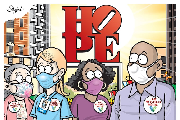 There's a light at the end of the tunnel.
.