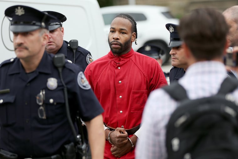 Jonathan Harris, seen here in October, confessed to killing Christina Carlin-Kraft inside her Ardmore apartment last summer.