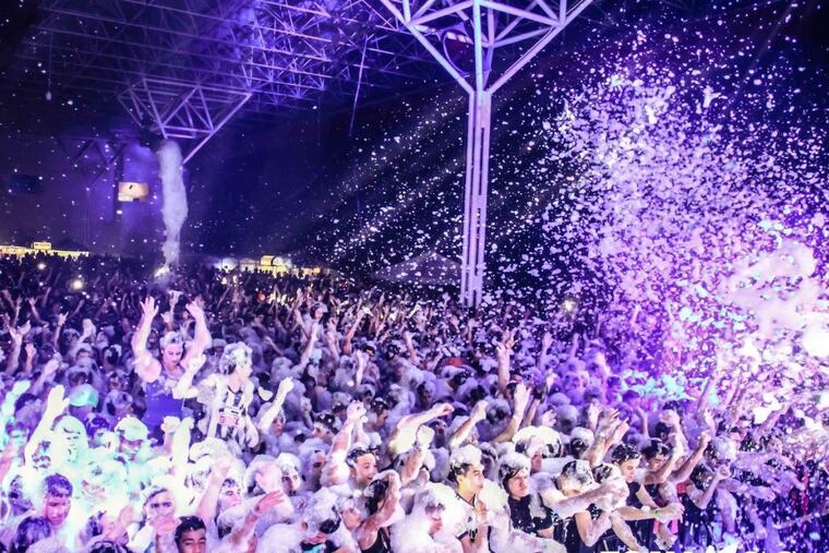 Foam n’ Glow EDM Party. Courtesy “Foam n’ Glow” World’s Largest Foam Party.