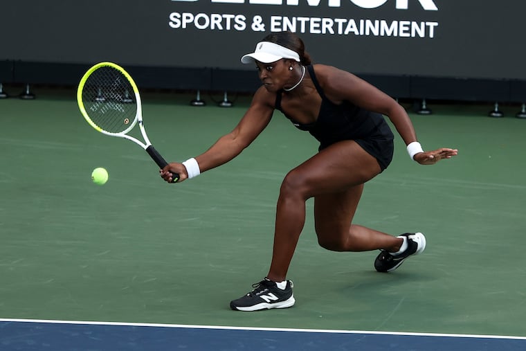 2017 U.S. Open champion Sloane Stephens was the biggest name in the field at the Philly Open. Unfortunately for local fans, she lost in the first round.