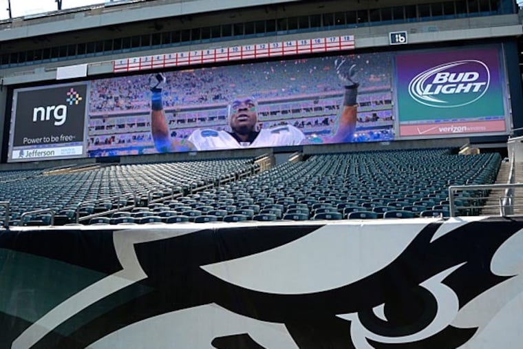 The Eagles gave the media a tour of Lincoln Financial Field to showcase new features at the stadium. (Clem Murray/Staff Photographer)