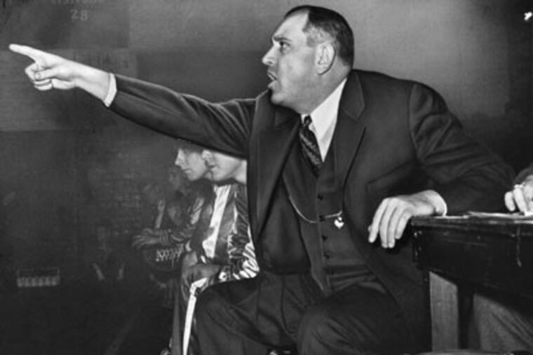 Adolph Rupp coached the men's basketball team at the University of Kentucky from 1930-72. (AP Photo)