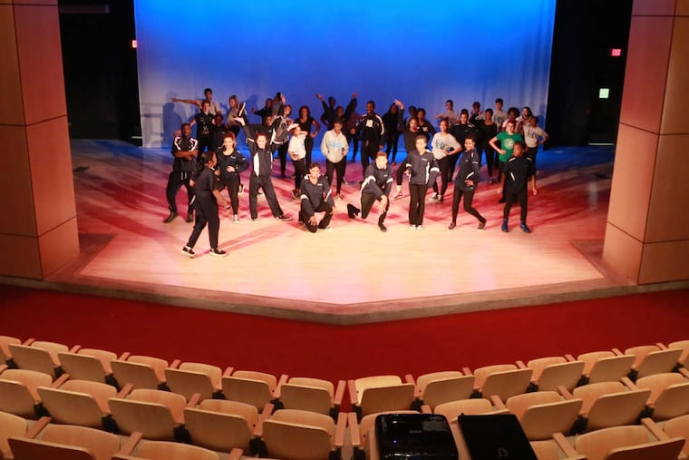 Students rehearse for a show at the Philadelphia High School for Creative and Performing Arts in this 2018 file photo. Parents sounded the alarm about issues at the school at a school board listening session on Thursday night.