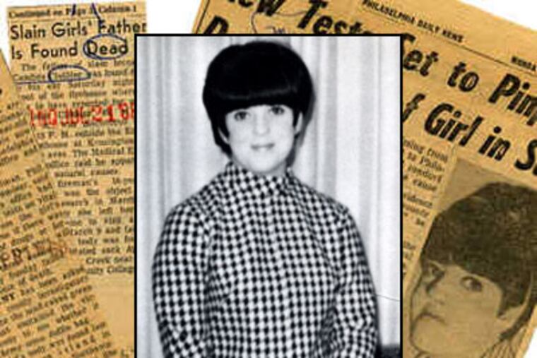 A snapshot of Candace Clothier among story clippings of her murder.