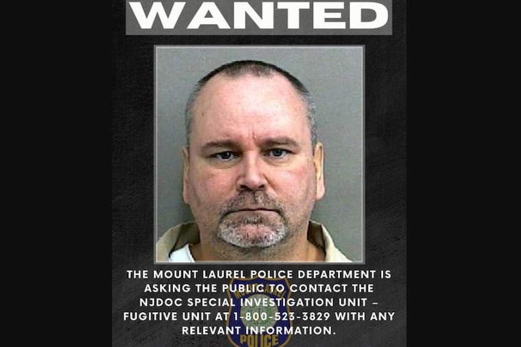 Edward Berbon escaped from a halfway house in Mount Laurel Township in Burlington County, police said. He was serving time for attempted murder.