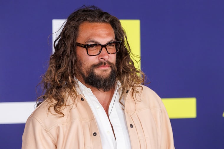 Jason Momoa at the premiere of "Ambulance" in Los Angeles in April 2022.