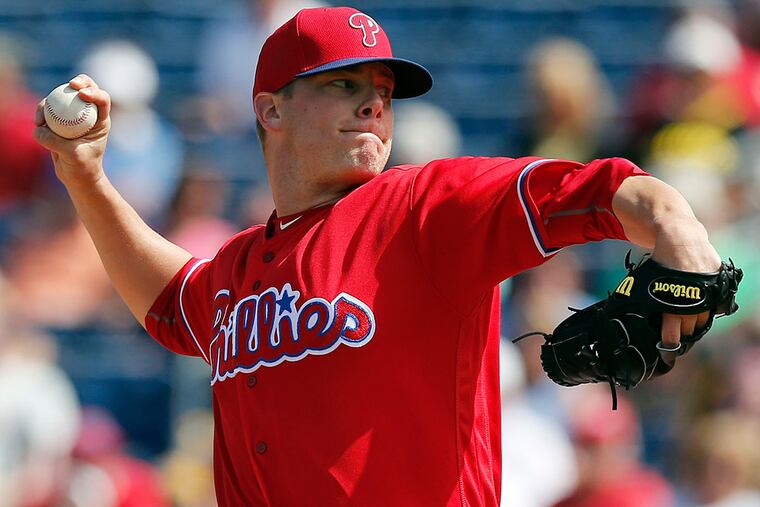 Phillies pitcher Andrew Bailey.