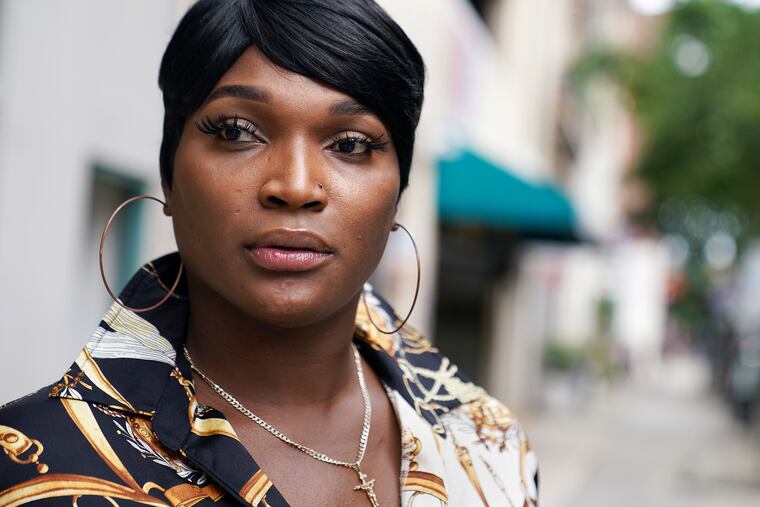 Porsha Burton of Center City said she graduated from Bensalem High School in 2006 without people learning that she was homeless. She now helps young people experiencing homelessness.