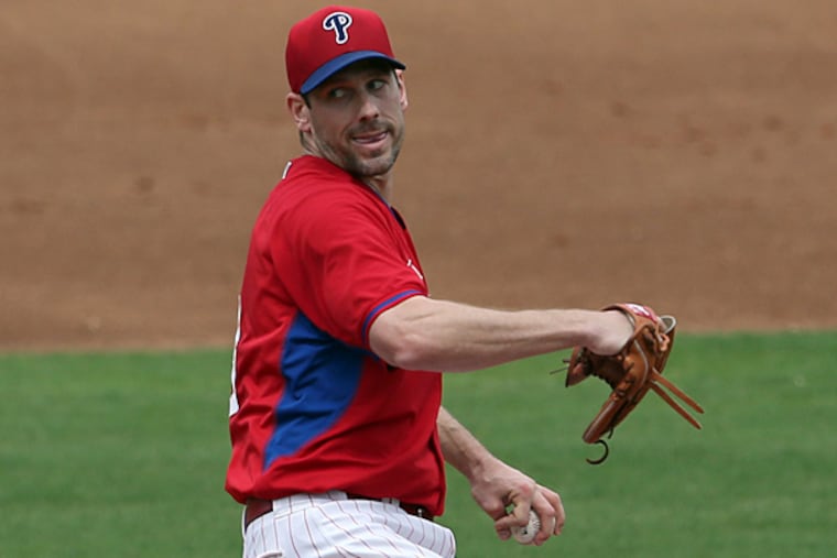 Phillies starting pitcher Cliff Lee. (Yong Kim/Staff Photographer)