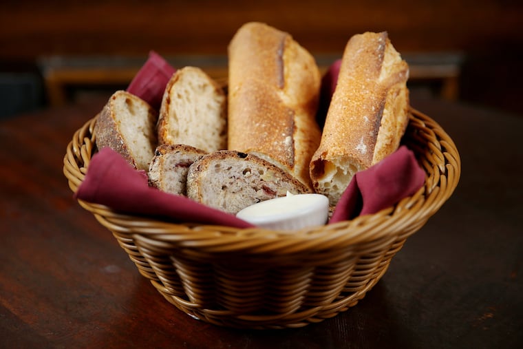 Parc's bread basket was recently hailed as the best free bread in the U.S. by the Atlantic. The Lorns aren't shy about getting a second helping when they go for lunch.