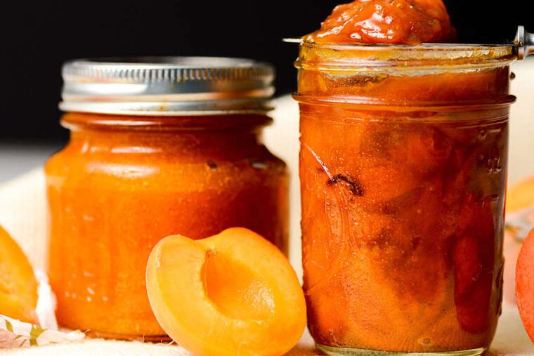 Apricot jam. ( Photo for The Washington Post by Dixie D. Vereen )