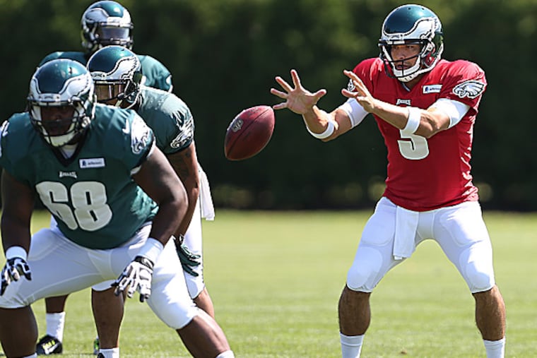 Eagles quarterback Mark Sanchez. (David Maialetti/Staff Photographer)