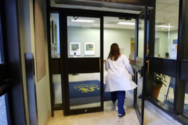 It's unreasonable to expect security guards to know everyone, says one hospital expert. Columnist Ronnie Polaneczky found entering Hahnemann to be "so easy, a caveman could do it."