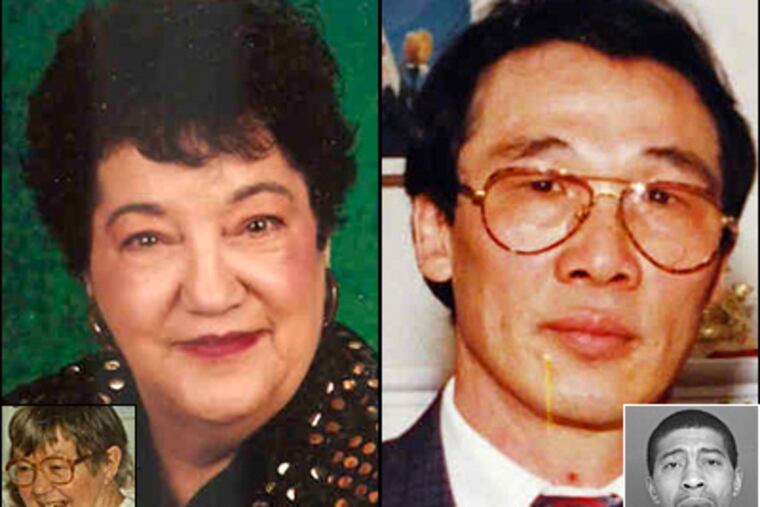 Jermaine Burgess (inset right), is charged with the brutal slayings of Marie Ott (large picture, left) and Hoa Pham. Police are investigating whether Burgess was involved in the brutal slaying of Jane Morgan, (inset left) and have placed a fourth case under investigation.