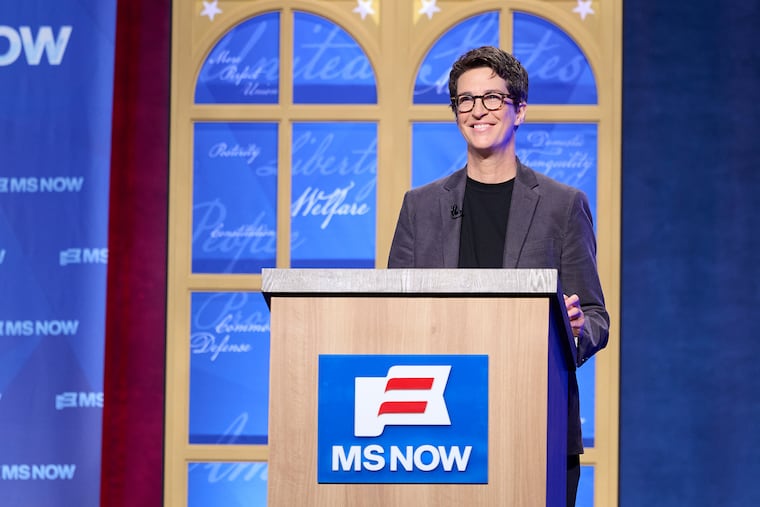 Rachel Maddow headlines an MS NOW event at the Academy of Music in Philadelphia on Thursday, June 25, 2026