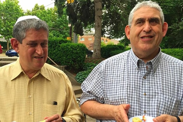 Brothers David (left) and Cecil Rosenthal