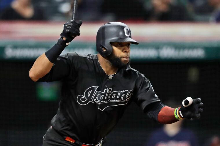 Carlos Santana landed back with the Cleveland Indians this season.