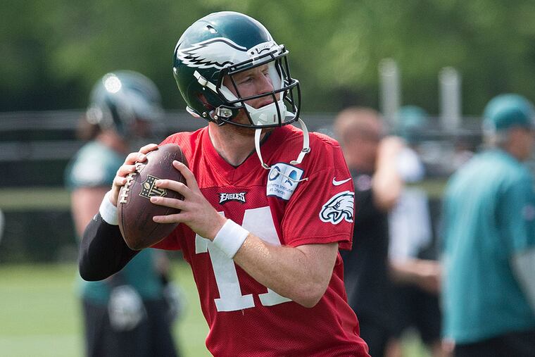 Eagles quarterback Carson Wentz.