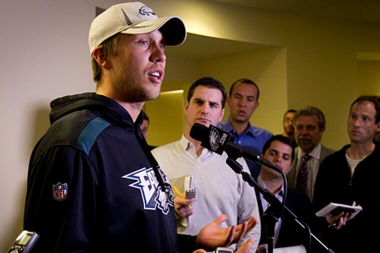 Eagles quarterback Nick Foles. (Alejandro A. Alvarez/Staff Photographer)