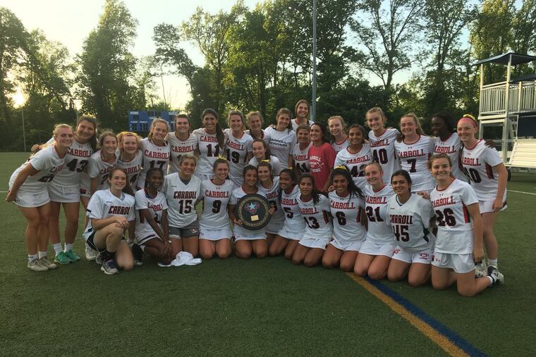 The Archbishop Carroll girls' lacrosse team beat Cardinal O'Hara, 20-6, to win its 19th straight Catholic League title on Monday.