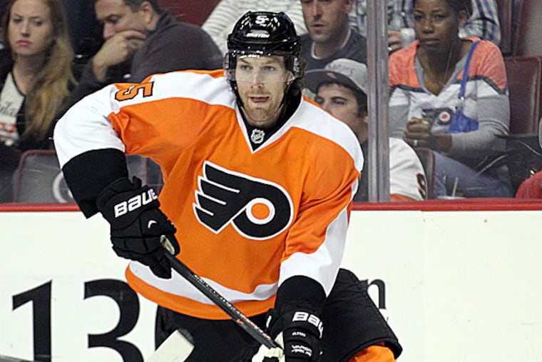 The Flyers' Braydon Coburn. (Yong Kim/Staff Photographer)