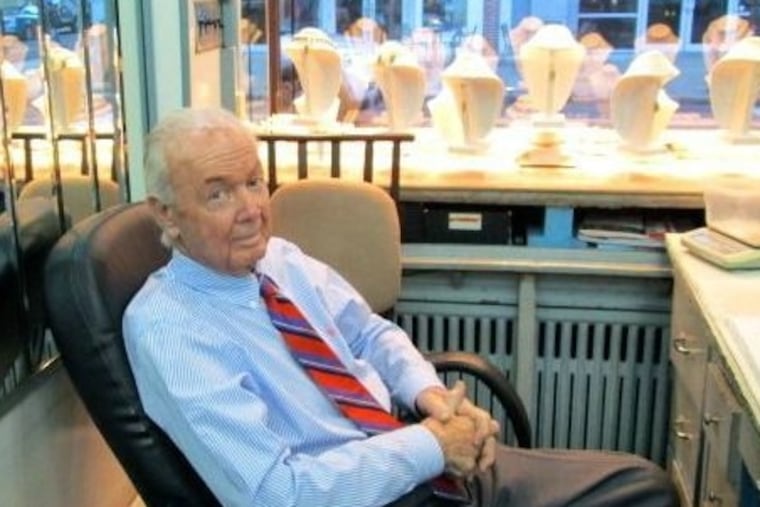 Mr. Wolf was the go-to guy on Jewelers Row for many years for both customers and fellow shopkeepers who needed advice on jewelry.