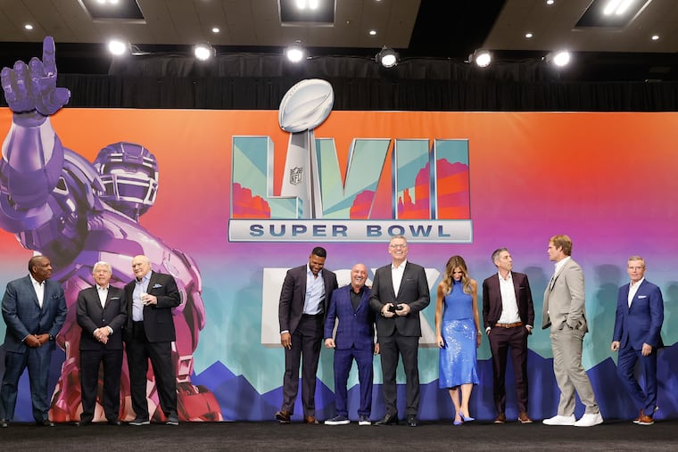Fox Sports personalities from the network's Super Bowl coverage gathered in Phoenix ahead of Sunday's game between the Eagles and San Francisco 49ers.