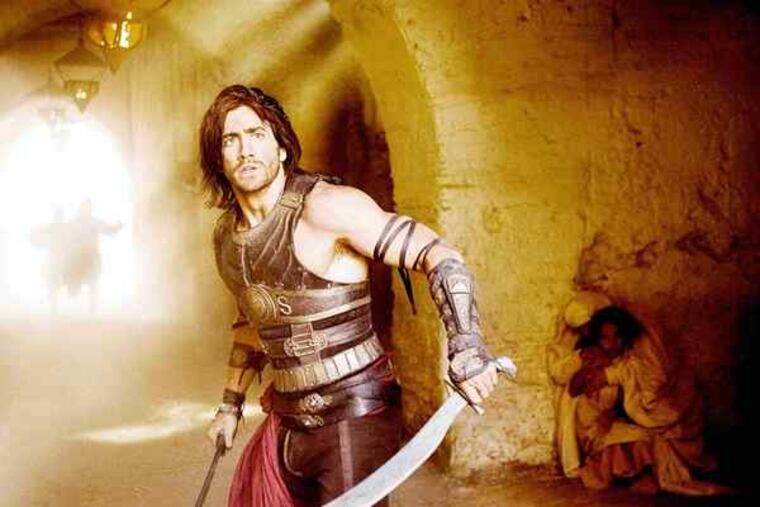 Gyllenhaal starring in "Prince of Persia: The Sands of Time." The film appealed to him because it "was like the ones I loved when I was a kid."