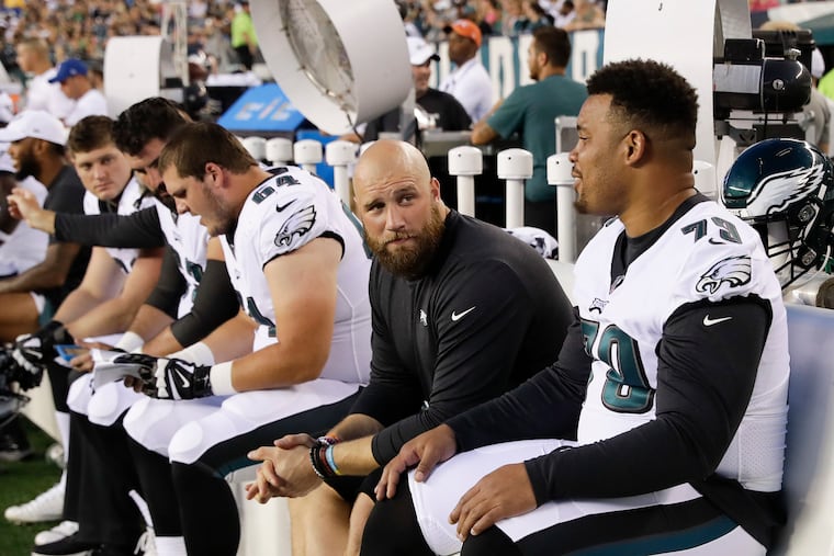 Eagles offensive linemen Lane Johnson and Brandon Brooks are expected to be ready for Sunday's season opener against Washington.