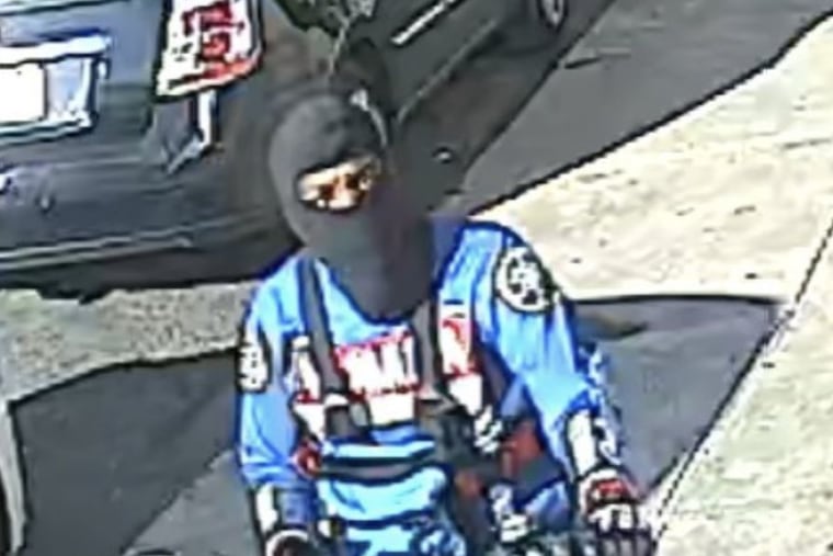 Philadelphia police said the man in this picture is the suspect in the Thursday killing of a man at 52nd and Girard Ave.