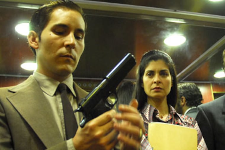 Javier Godino as Isidoro Gómez and Soledad Villamil as Irene Menéndez Hastings appear in "The Secret in their Eyes." (Maria Antolini/Sony Pictures Classics)