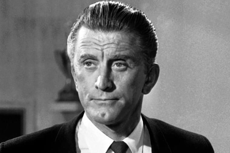 A 1962 file photo of actor Kirk Douglas. He died Wednesday at age 103.